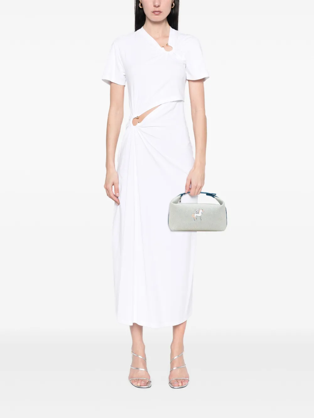 Hermès Pre-Owned 2010-2025 Large Canvas Bride A Brac Cabriole Case vanity bag | Pre-Owned | Image 2