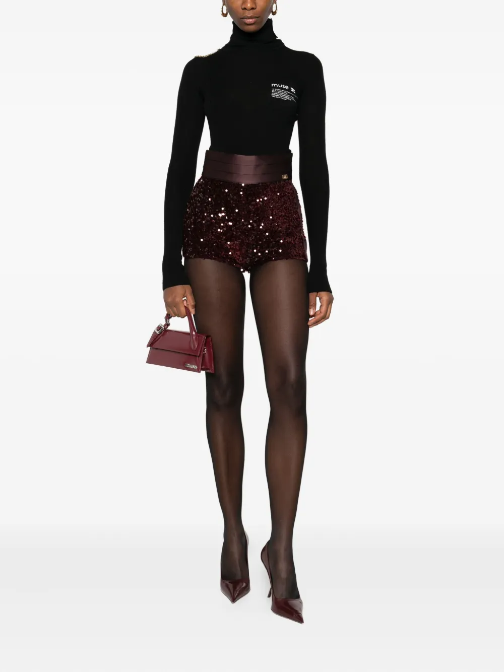 Elisabetta Franchi sequin-embellished shorts | Short & Mini Shorts | Image 2