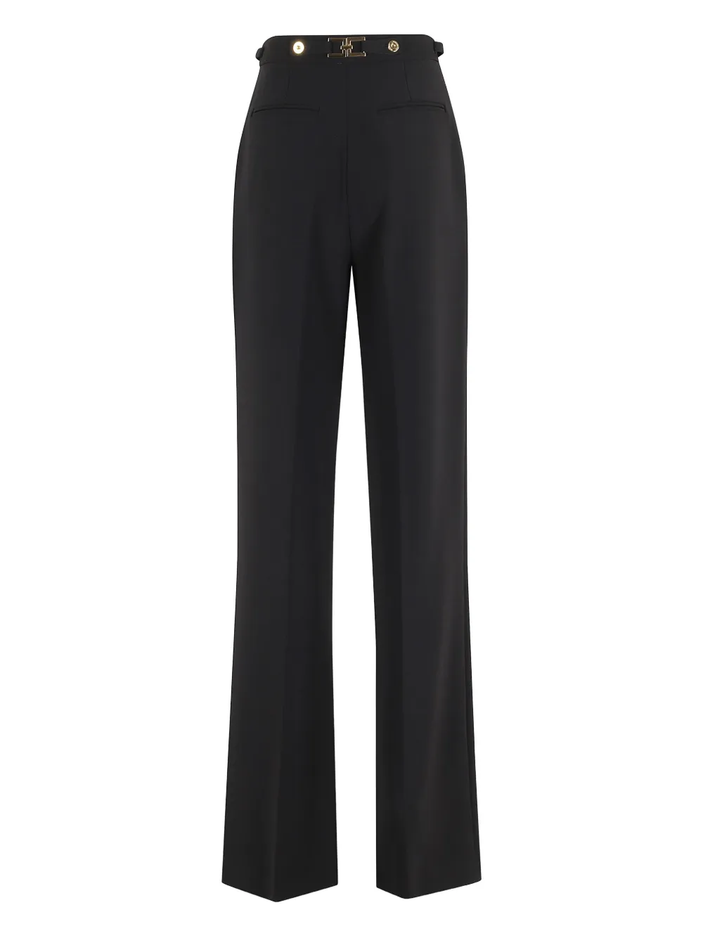 Elisabetta Franchi Straight broek - Zwart