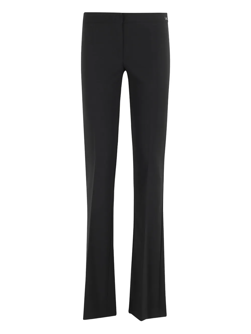 Elisabetta Franchi Flared-hem Leggings In Black
