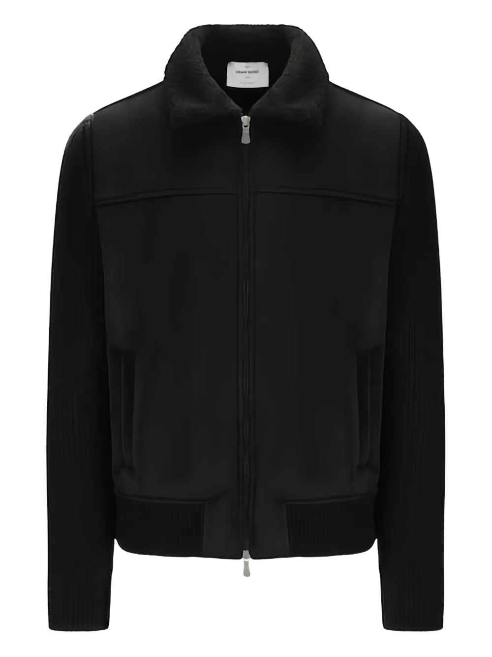Gran Sasso shearling panelled jacket | Black | Image 1