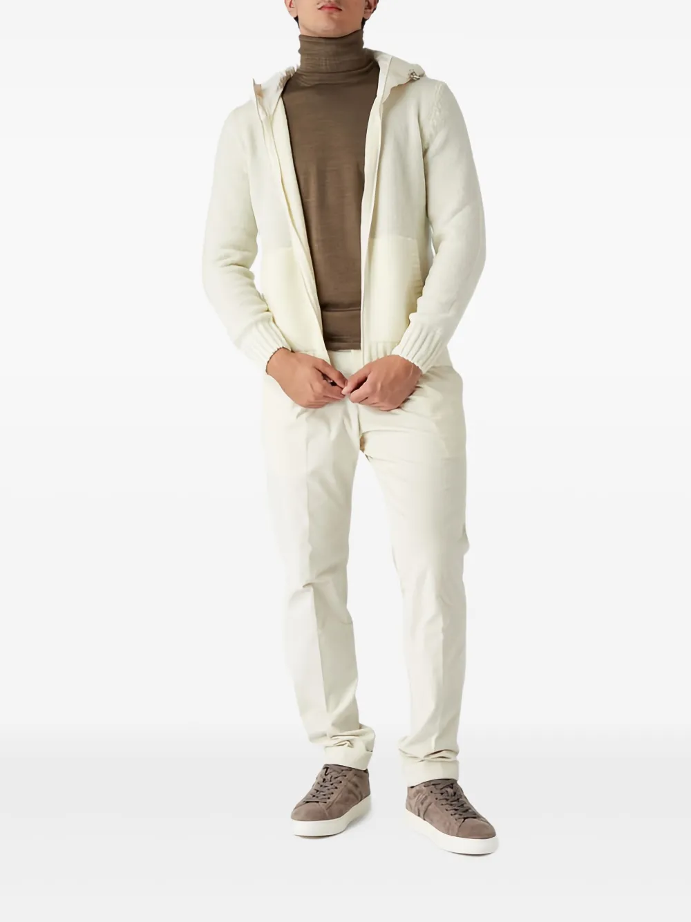 Gran Sasso suéter tejido con capucha y cierre | Hoodies | Image 2