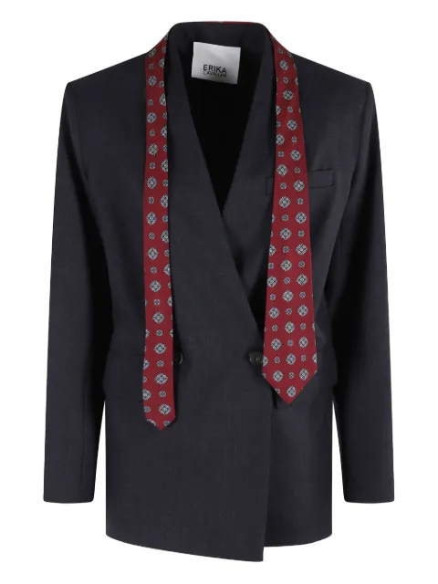 Erika Cavallini  wool double-breasted blazer