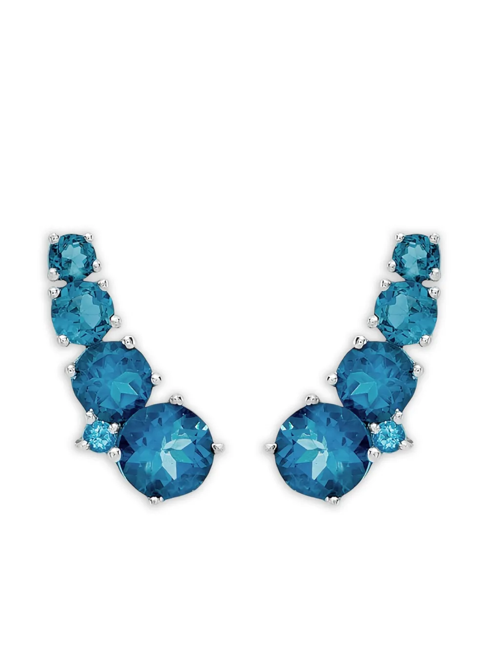 Brumani 18kt Weißgoldohrringe mit Topas | Silber | Image 1