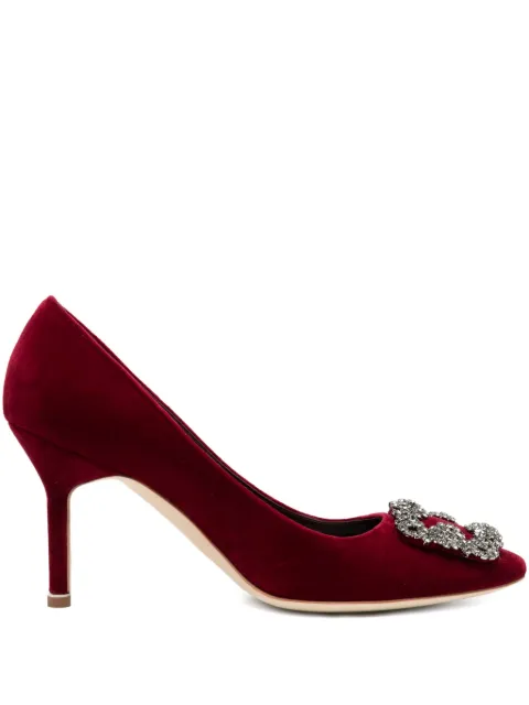 Manolo Blahnik zapatillas Hangisi con tacón de 90mm