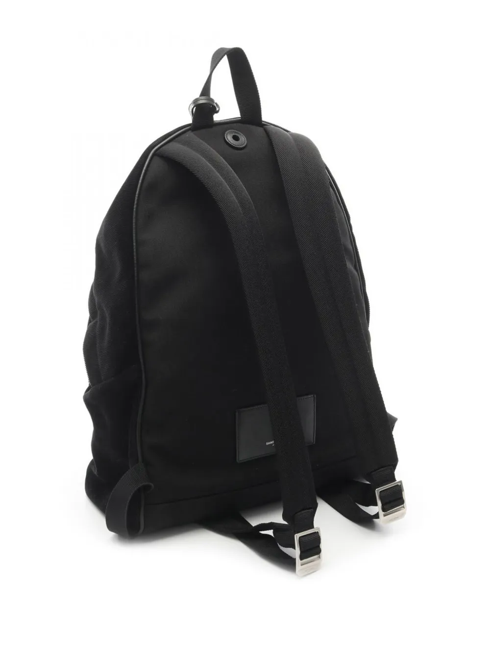 Pre-owned Saint Laurent 2013-2025 Corduroy City Backpack In Black