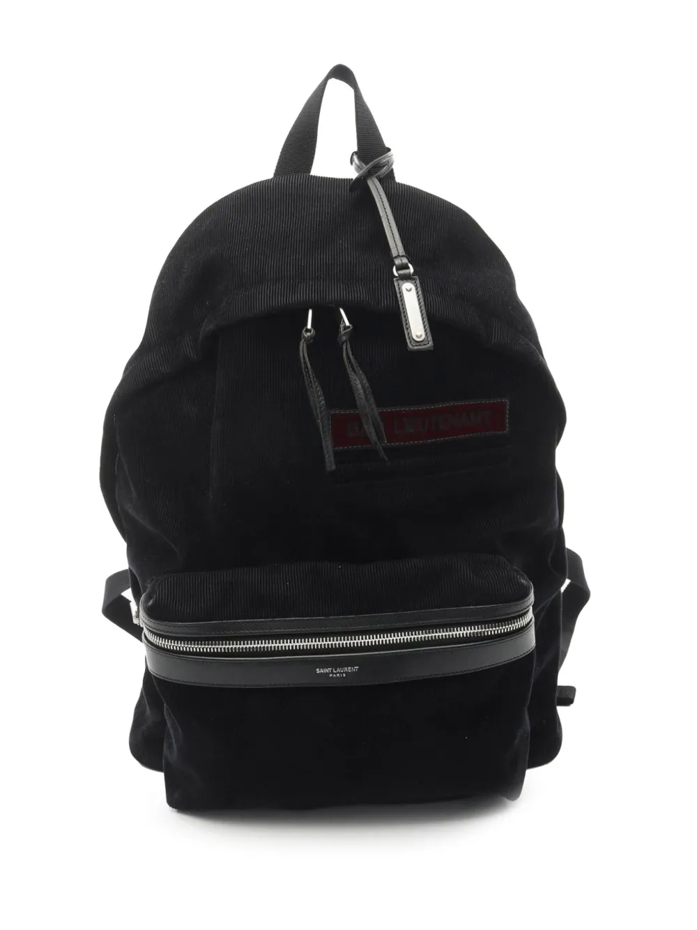 Saint Laurent Pre-Owned 2013-2025 Corduroy City backpack | Black | Image 1