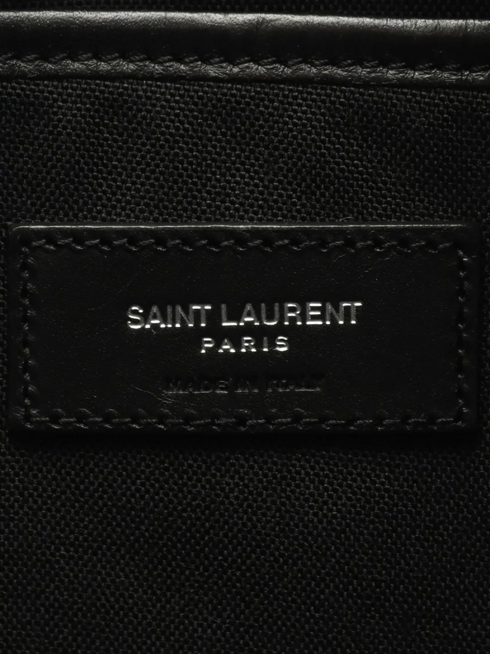 Pre-owned Saint Laurent 2013-2025 Corduroy City Backpack In Black