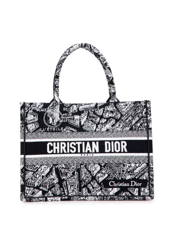 Canvas Bag Dior Tote Bag Medium Size Medium Book Tote, Christian