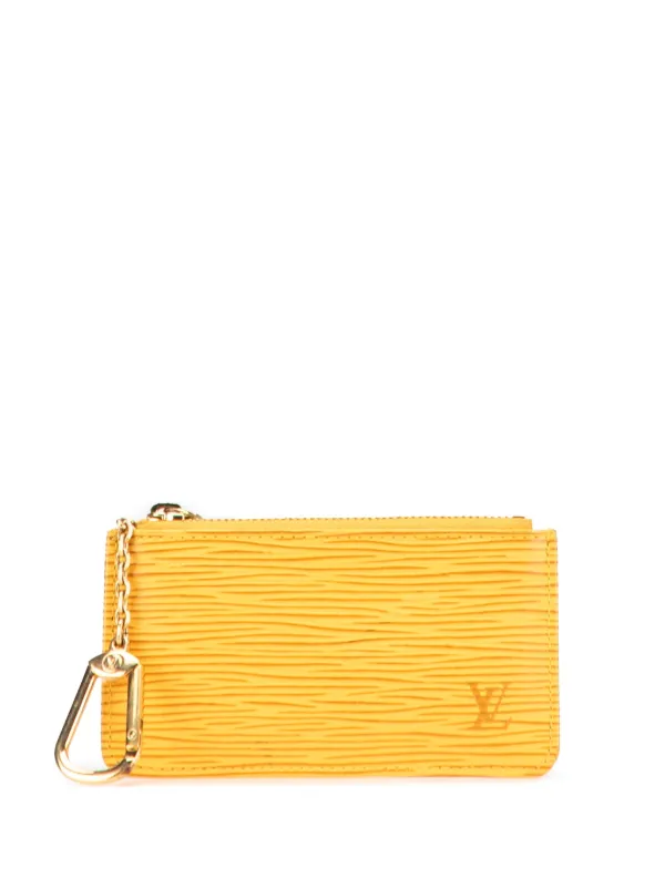 Louis Vuitton Pre-Owned 2001 Epi Key Pouch Coin Pouch Yellow FARFETCH
