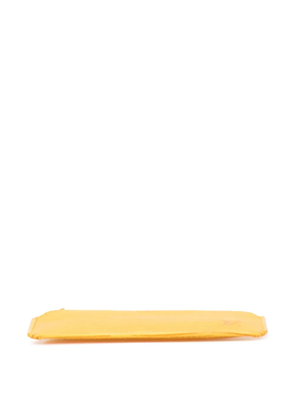 Pre-owned Louis Vuitton 2001 Epi Key Pouch Coin Pouch In Yellow
