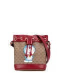 Gucci Pre-Owned 2016-2025 Micro GG Supreme Doraemon bucket bag - Brown