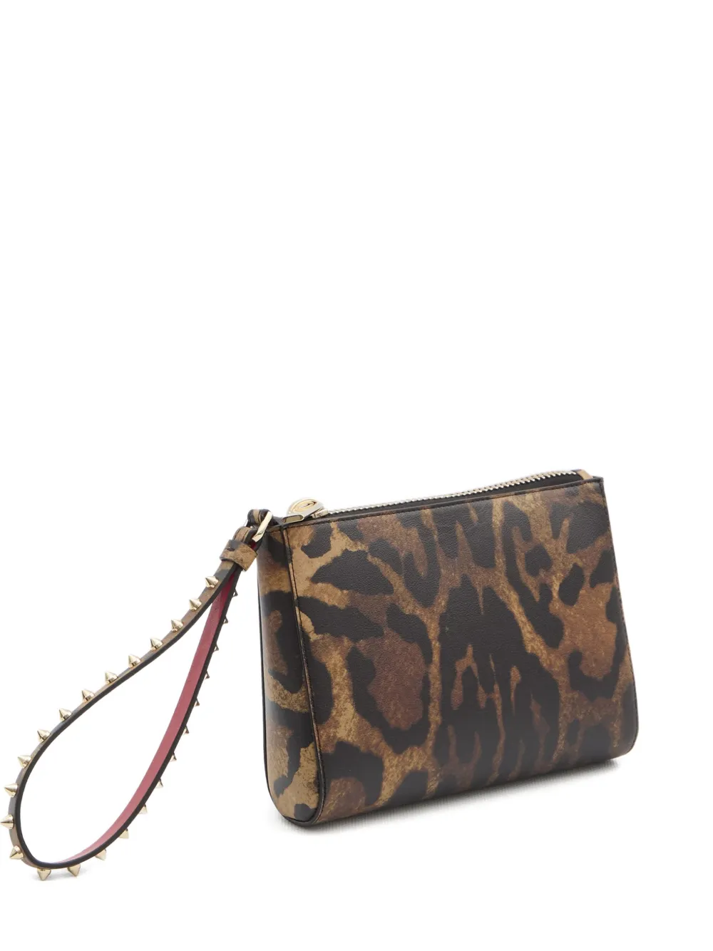 Christian Louboutin Cabata leopard-print stud-embellished mini bag | Brown | Image 1