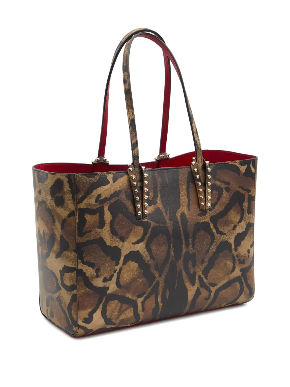 Christian Louboutin Cabata stud-embellished animal-print tote bag | Image 2