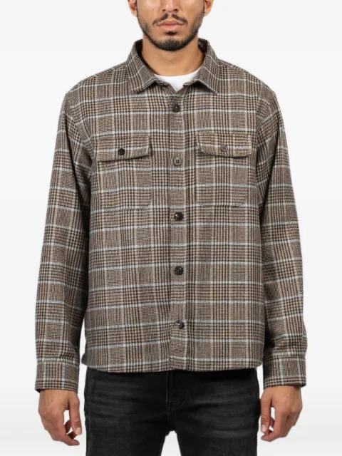 04651/TRIP IN A BAG check flap overshirt
