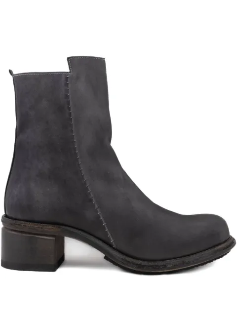 Shoto zip block-heel boots