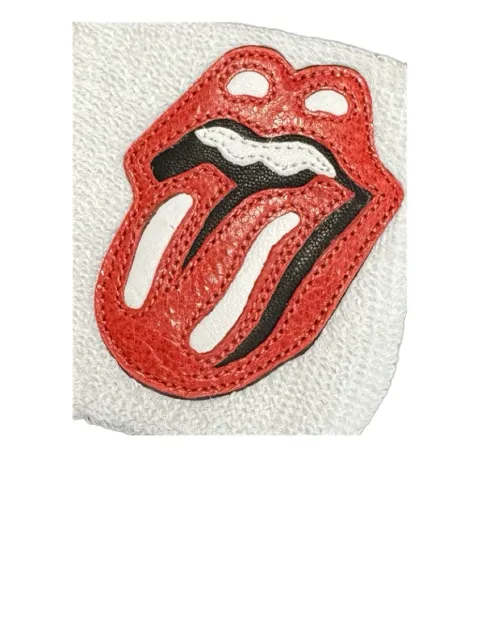 Chrome Hearts rolling-stones tongue wristband