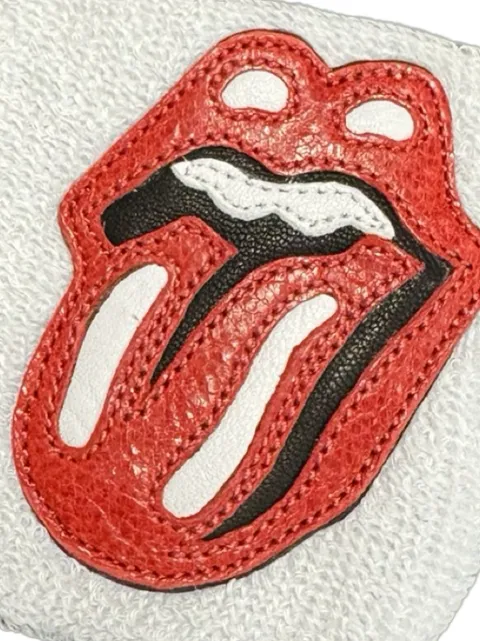 Chrome Hearts rolling-stones tongue wristband
