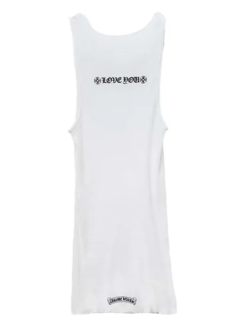 Chrome Hearts débardeur Scroll à logo