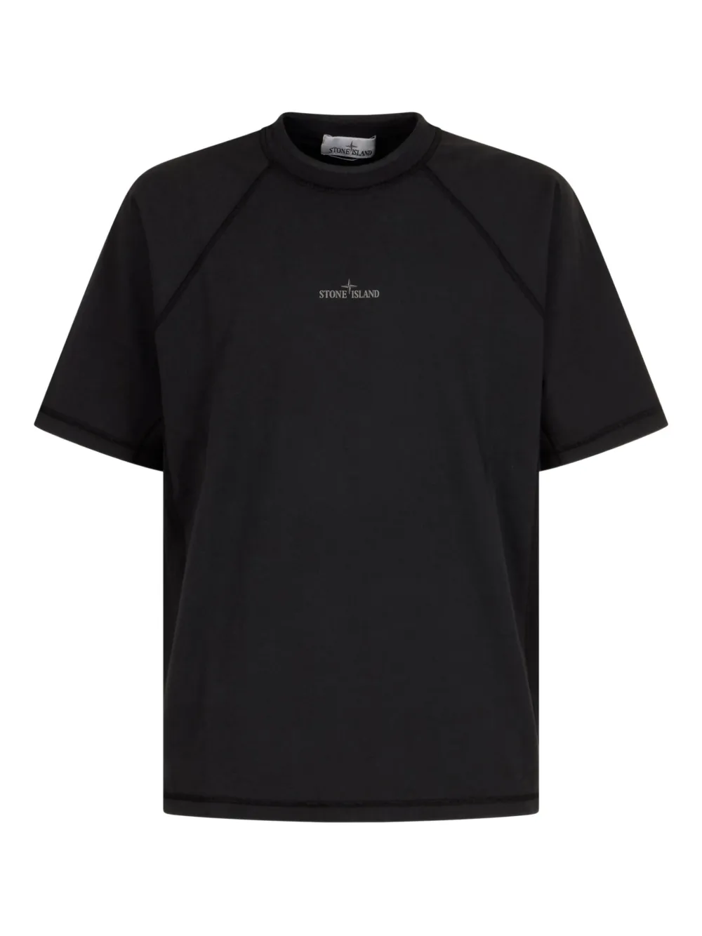 Stone Island クルーネック Tシャツ - ブラック Stone Island クルーネック Tシャツ - ブラック