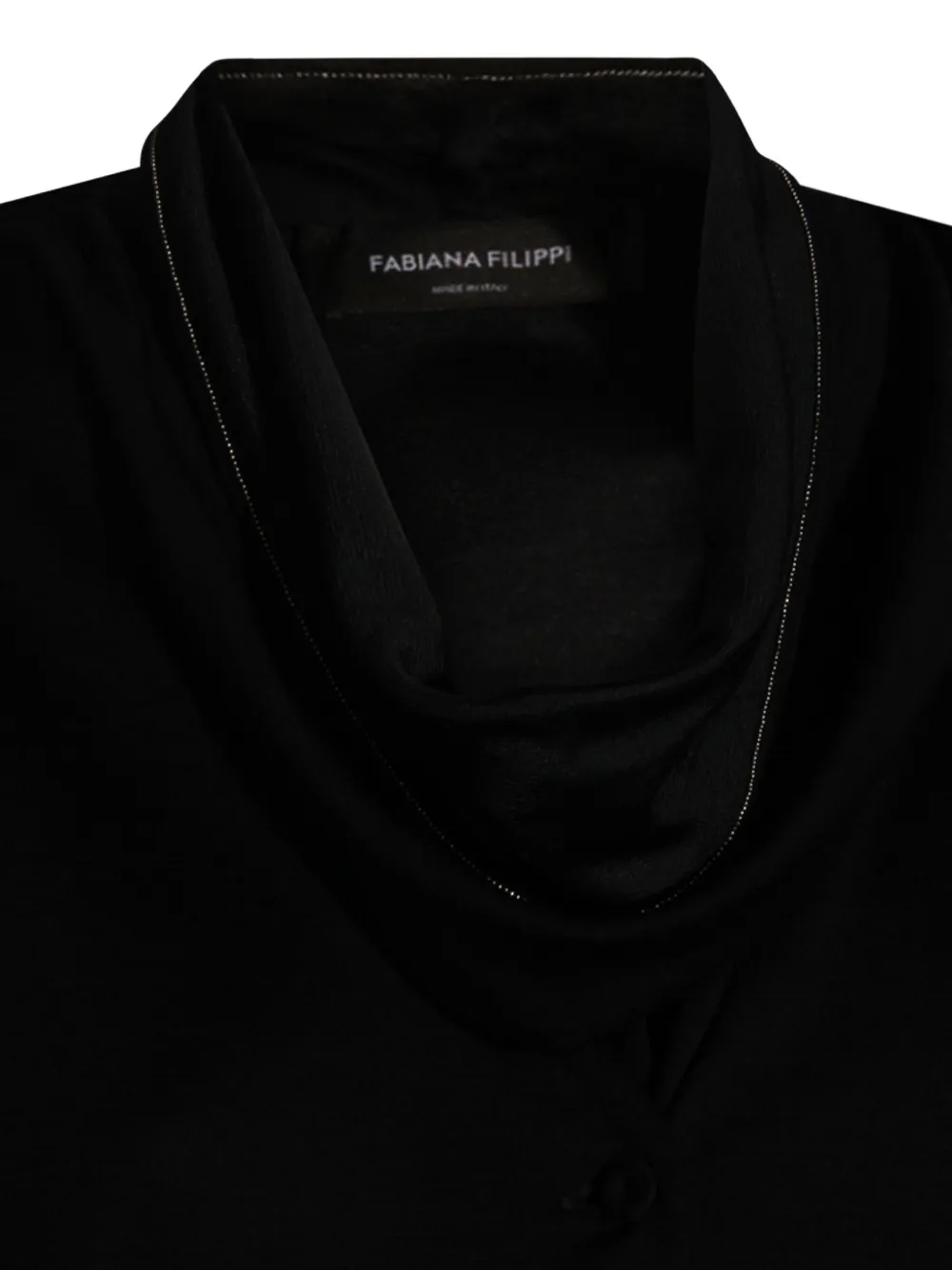 Fabiana Filippi Top met col Zwart