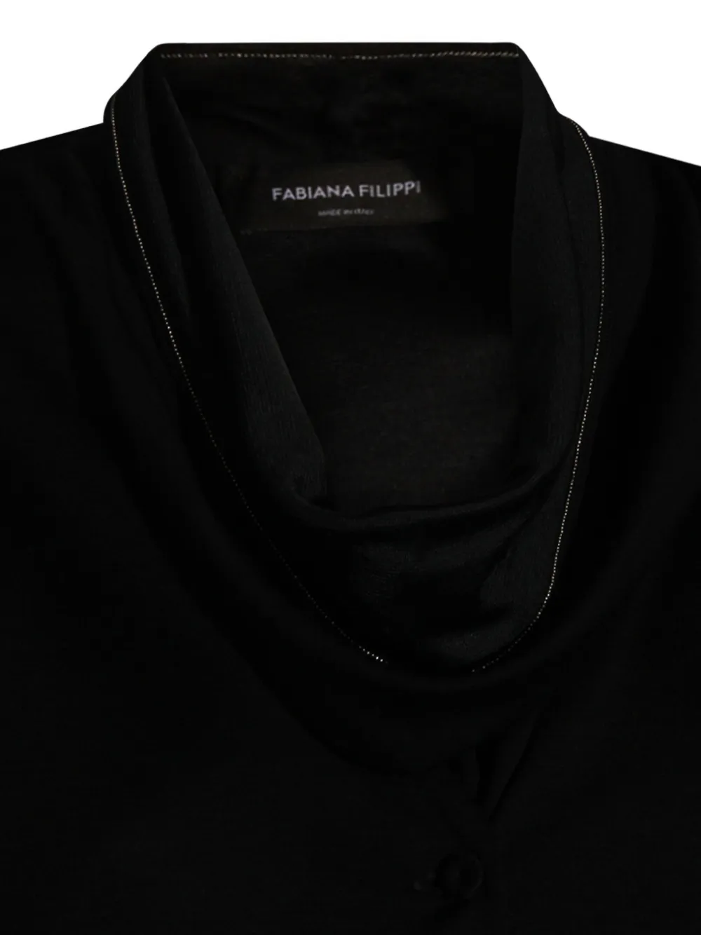 Fabiana Filippi Top met col Zwart