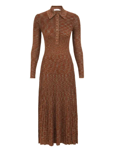 ZIMMERMANN vestido midi Mouline