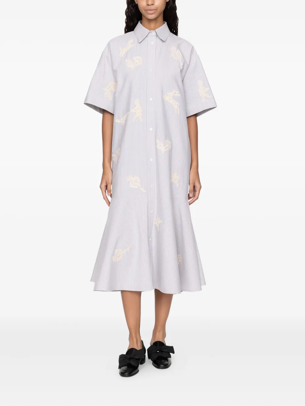 Sea Lavinia asymmetrical shirt dress - Wit