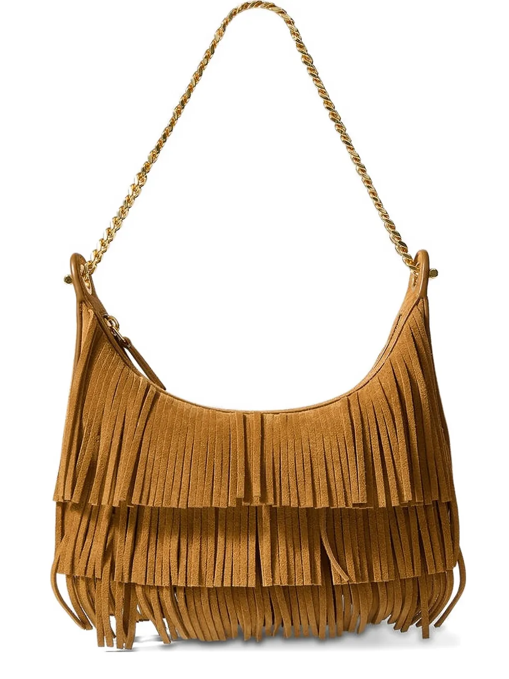 Veronica Beard Fortune fringed shoulder bag | Brown | Image 1
