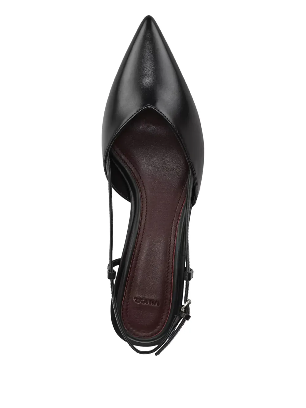 Vince Levvy slingback pumps Zwart