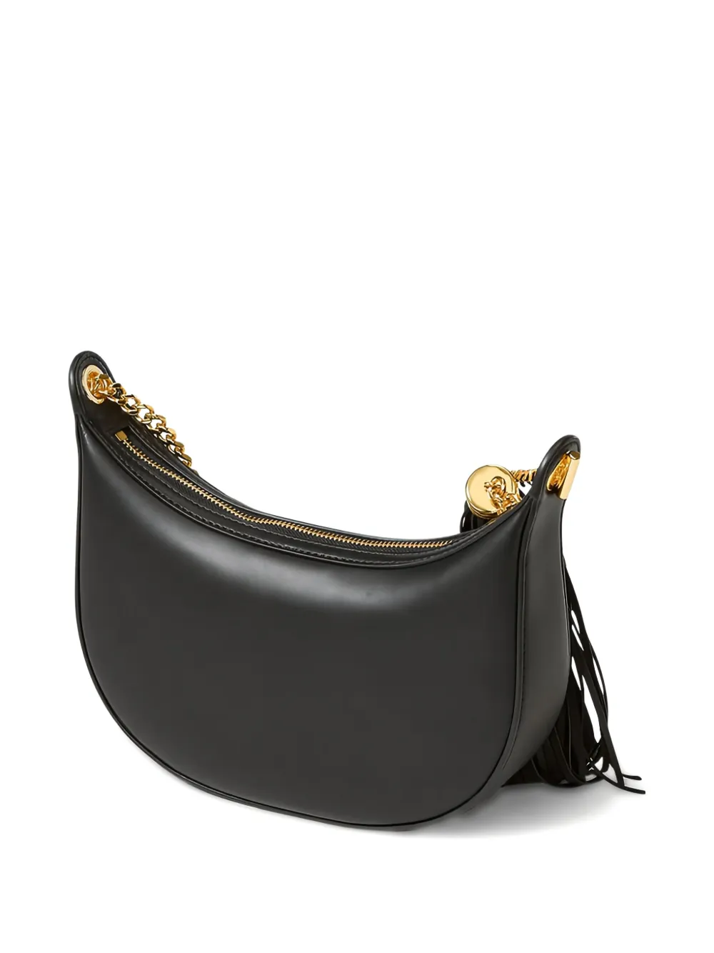 Veronica Beard Small Fortune Chain-embellished Shoulder Bag In Black