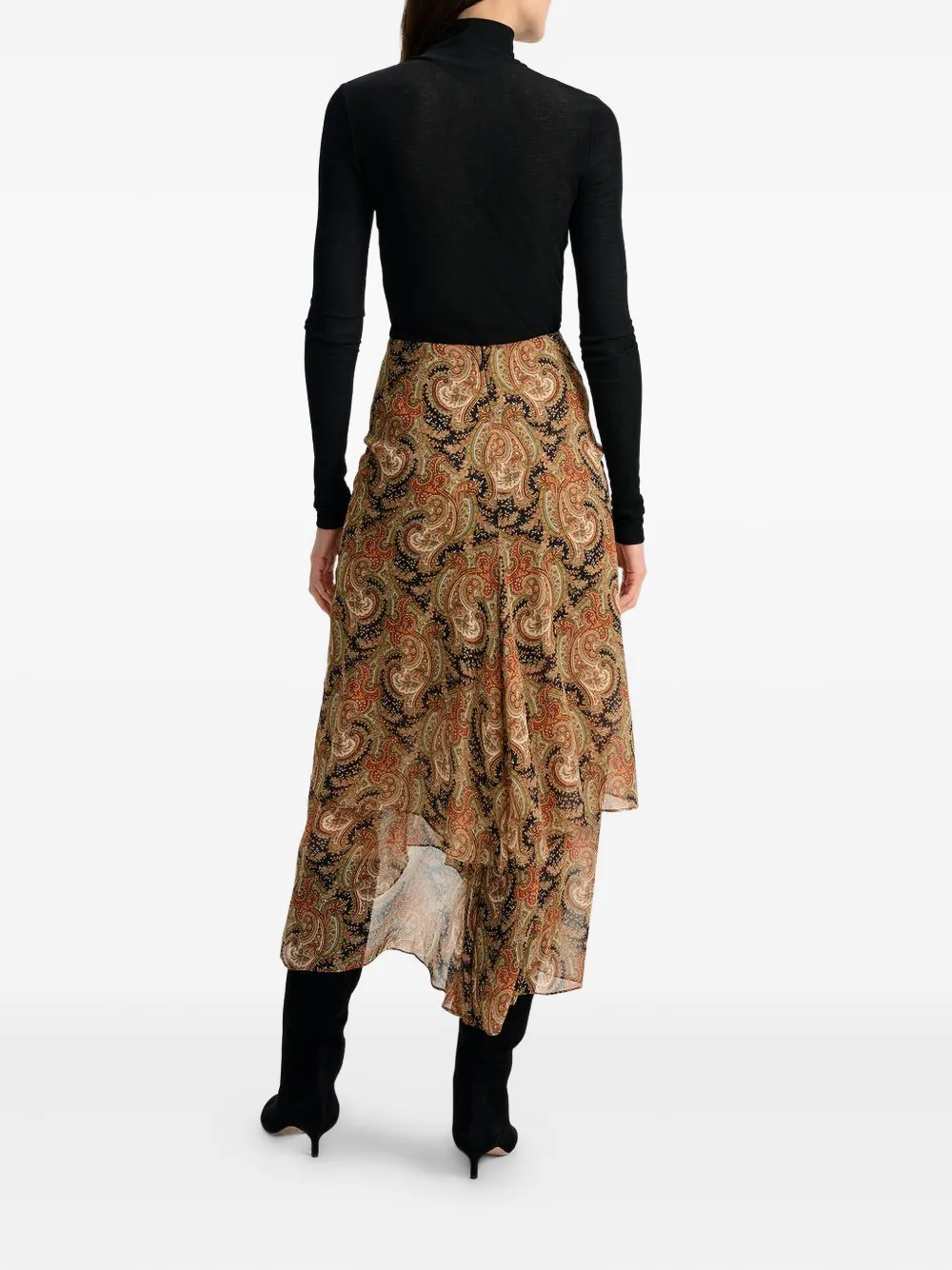 Veronica Beard Wyeth Turtleneck Sweater In Black