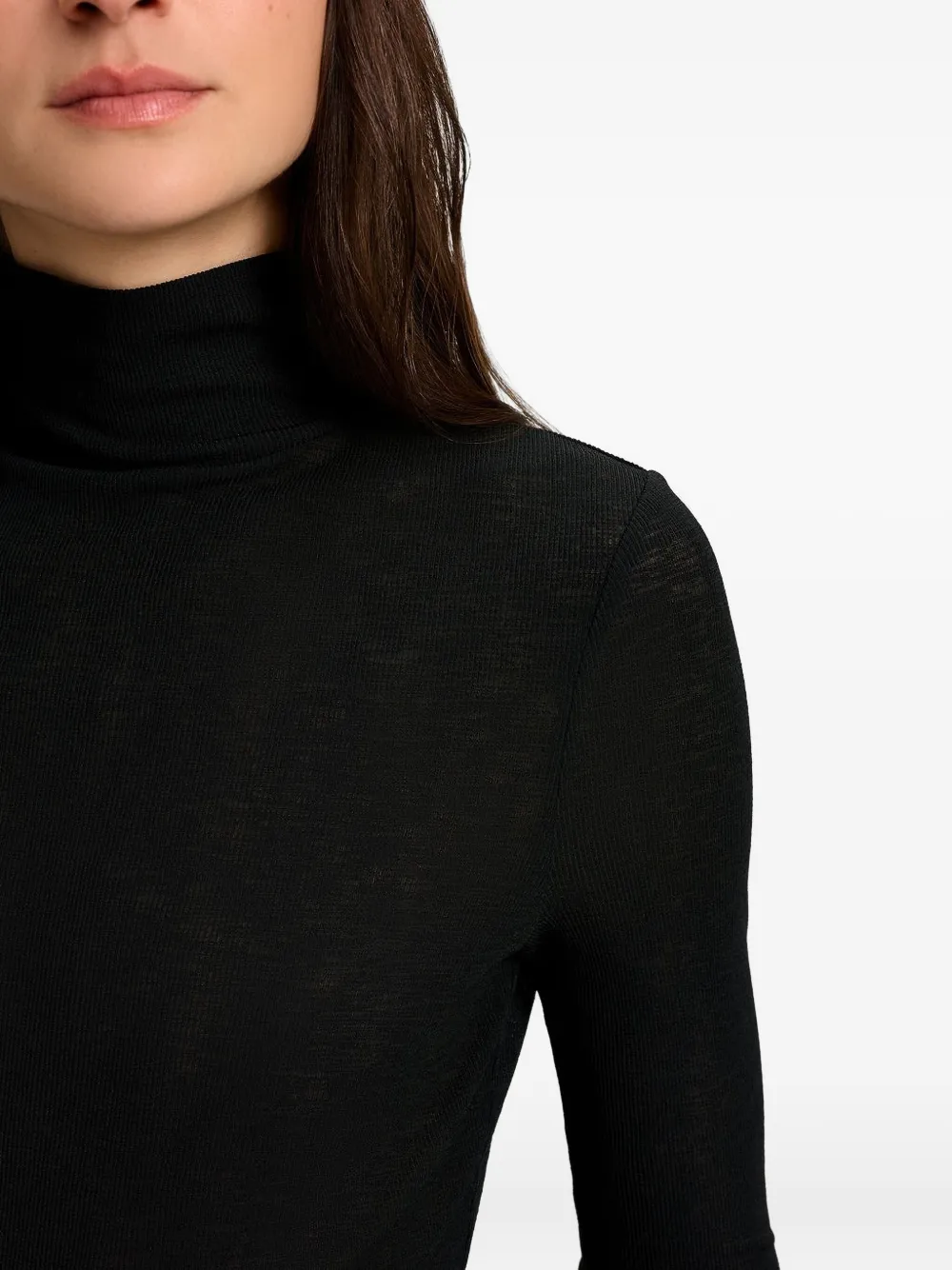 Veronica Beard Wyeth Turtleneck Sweater In Black