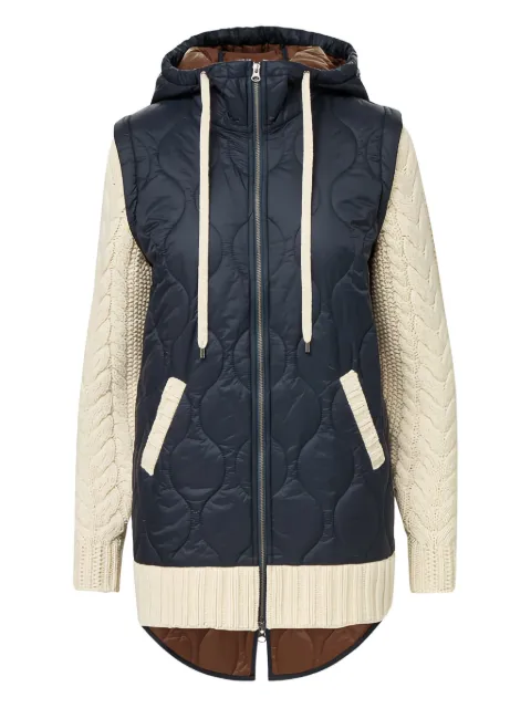 Veronica Beard Barrows Mixed Media  puffer jacket