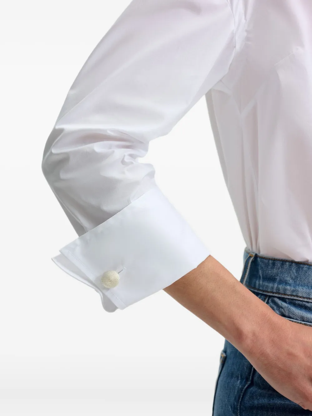 Veronica Beard Draymond blouse met knopen Wit