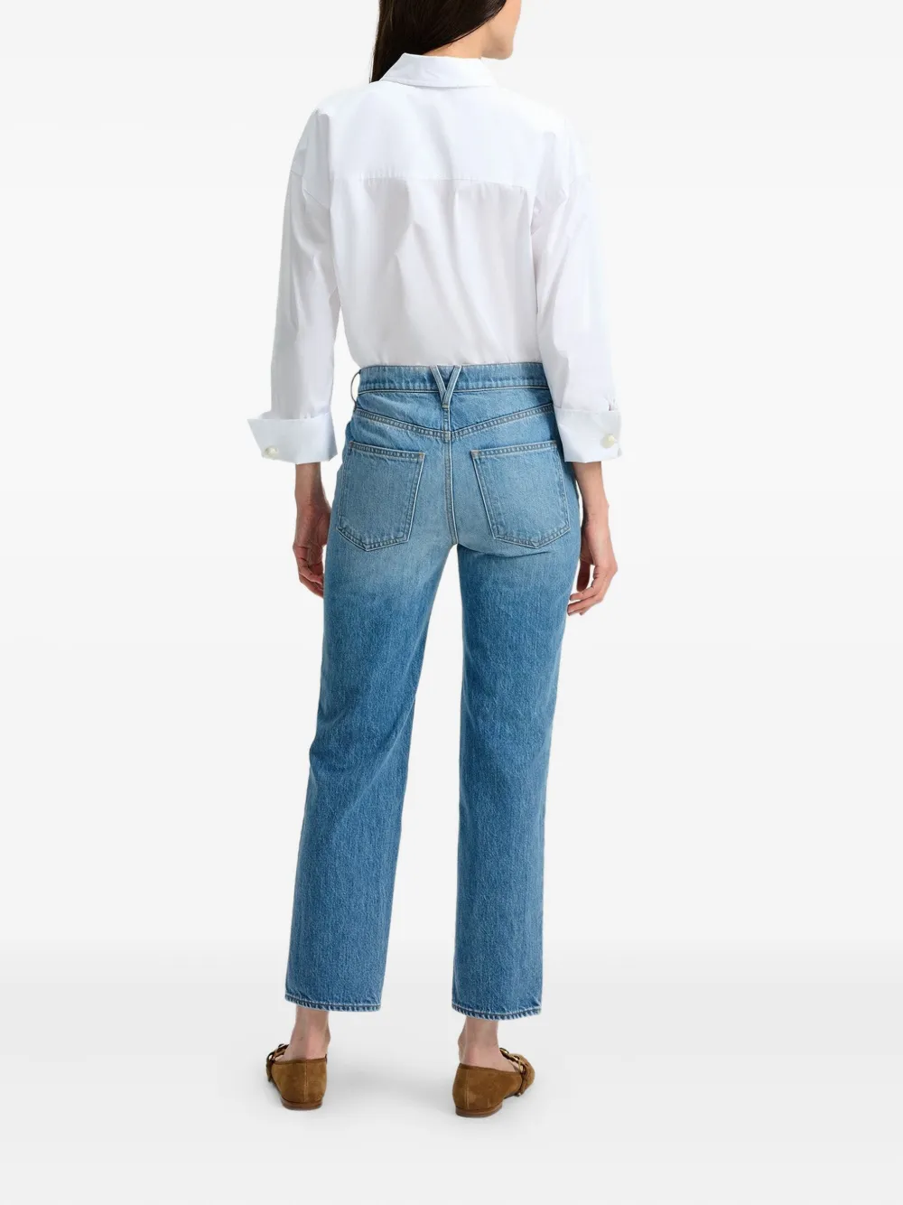 Veronica Beard Draymond blouse met knopen Wit