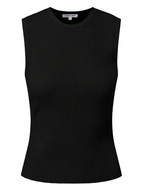 Veronica Beard Sid crew-neck ribbed top