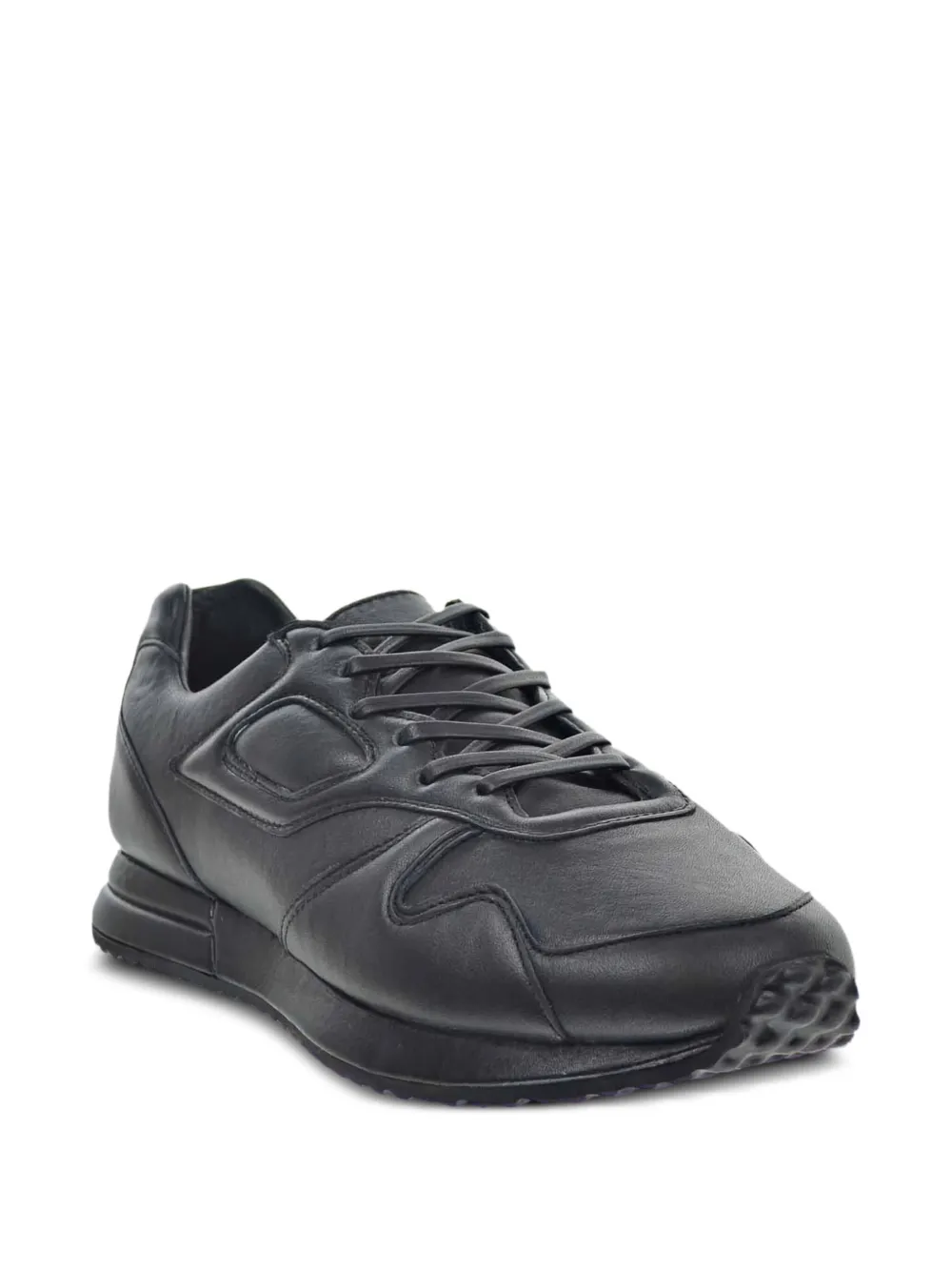 Pony Tribeca Glove leren sneakers Zwart