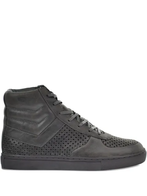 Pony Mercer leather high-top sneakers