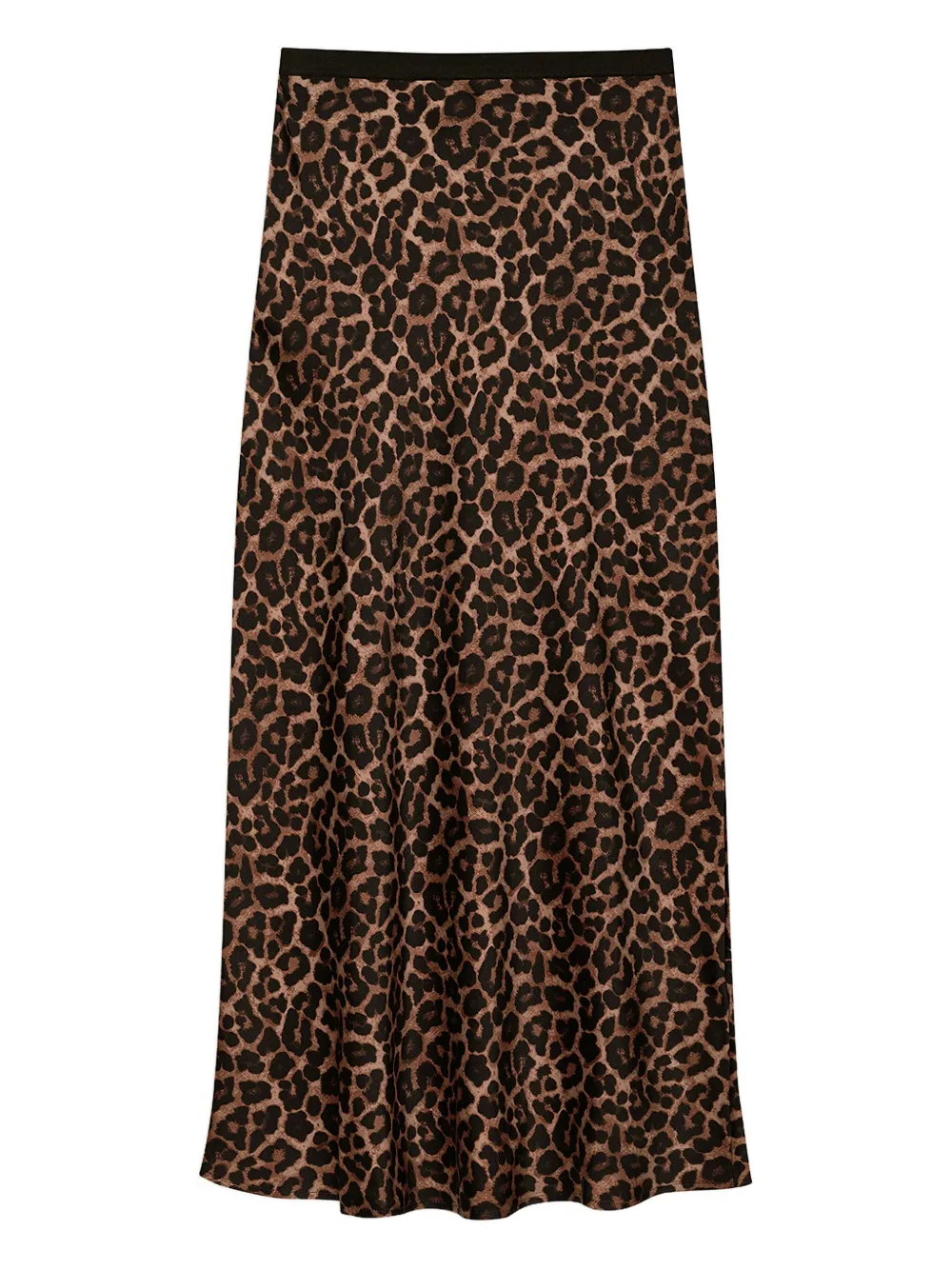 ANINE BING animal-print silk skirt | Brown | Image 1