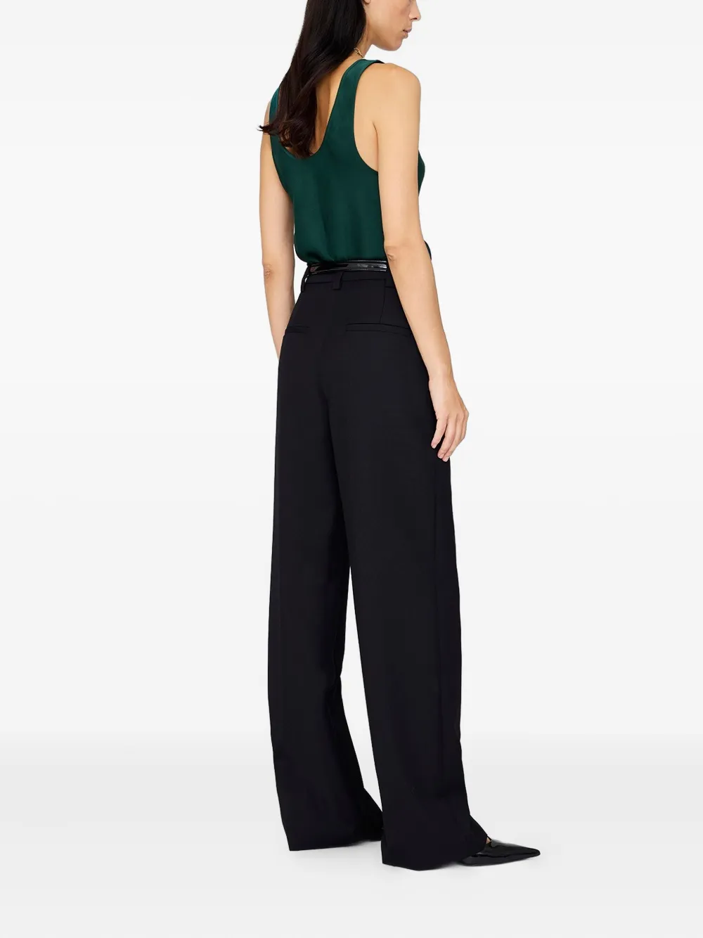 Anine Bing Lea Top In Green