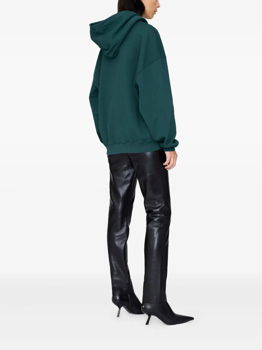 Anine Bing Hooded Harvey Sweatshirt In Blue