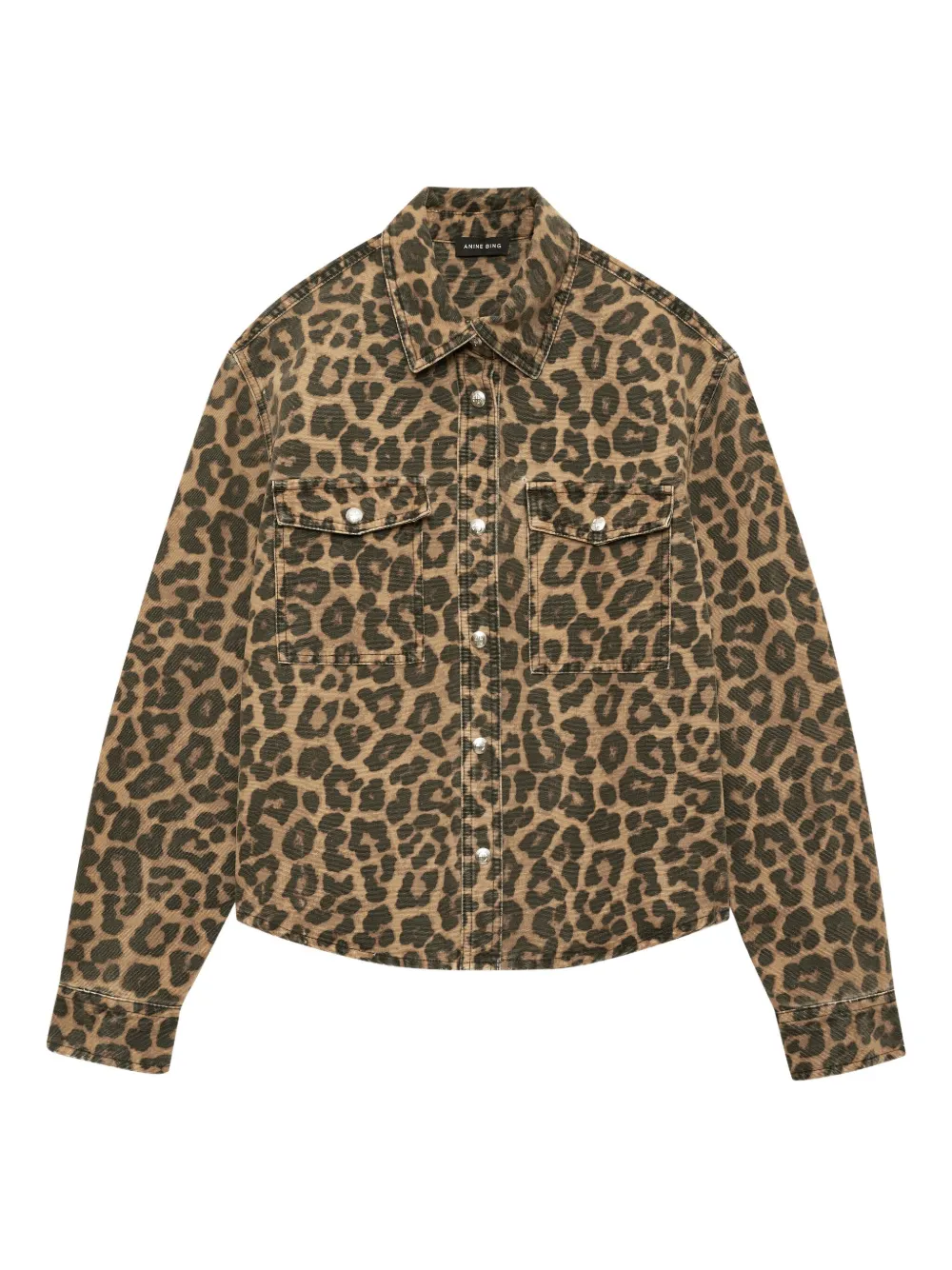 Anine Bing Paxton Shirt In Brown