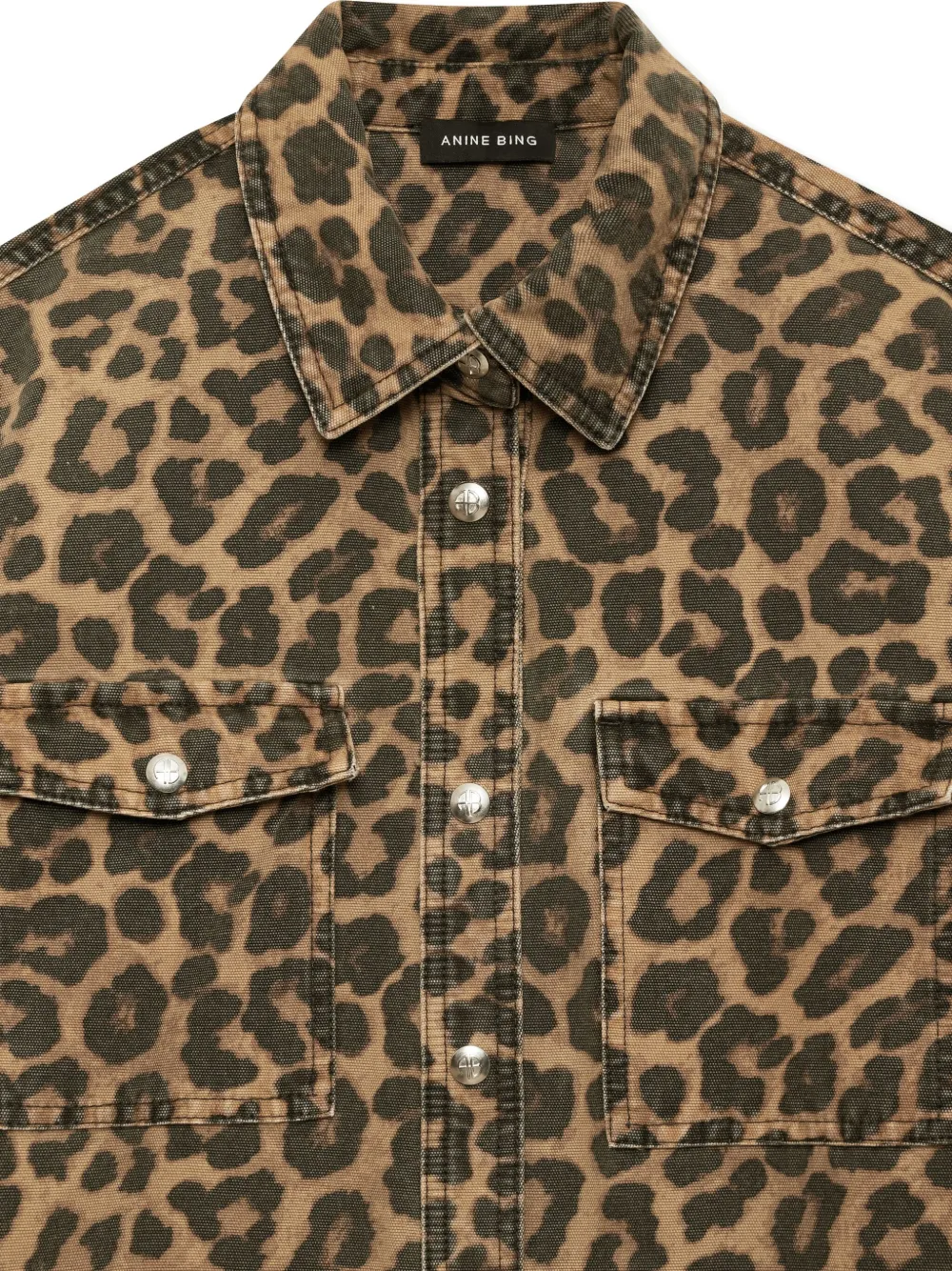 Anine Bing Paxton Shirt In Brown