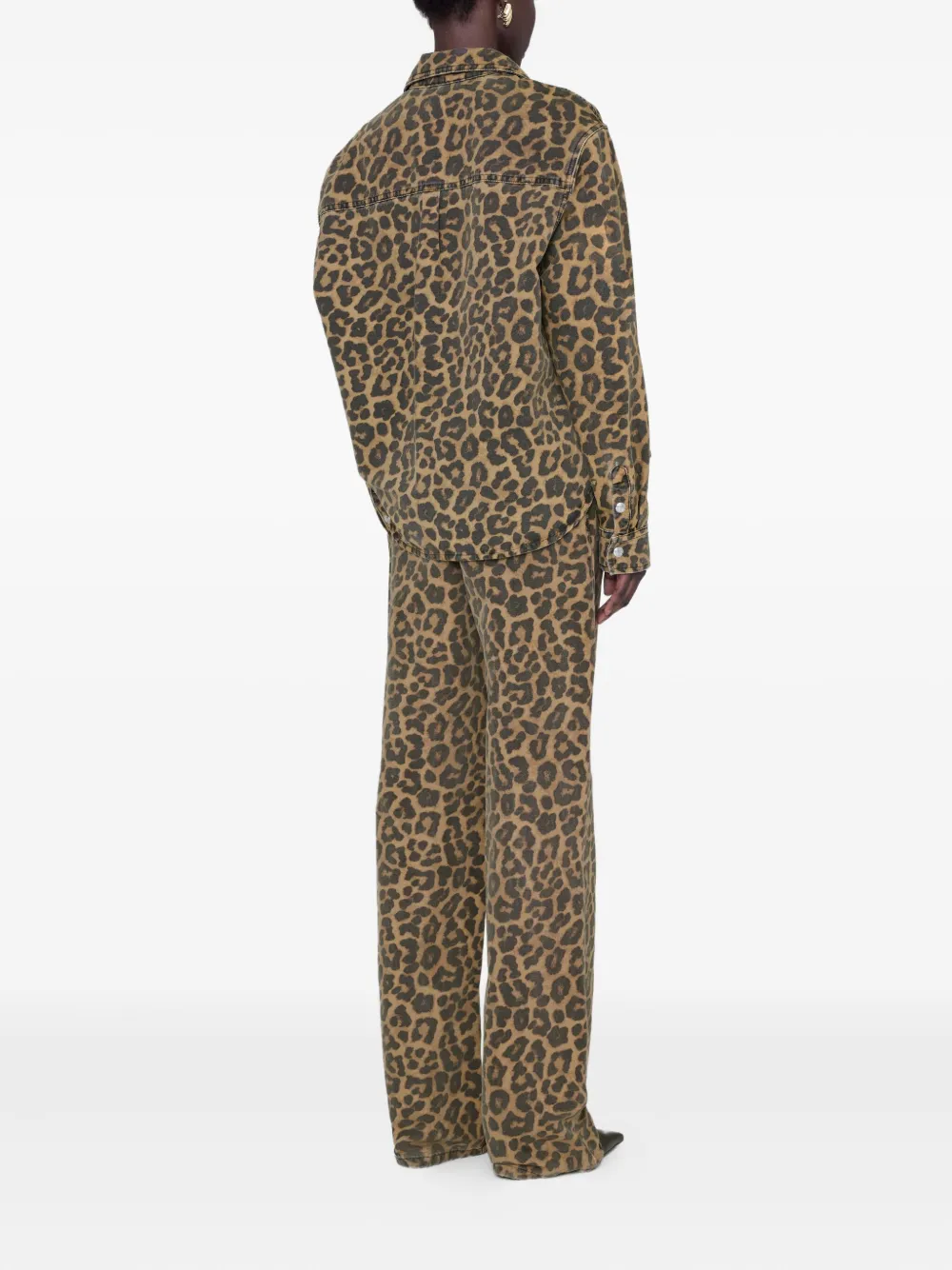 Anine Bing Paxton Shirt In Brown
