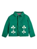 Bobo Choses Clover reversible teddy-cloth jacket - Green