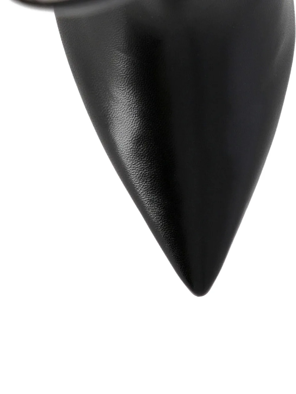 Stuart Weitzman Leather Pointed-toe Knee-high Boots In Black