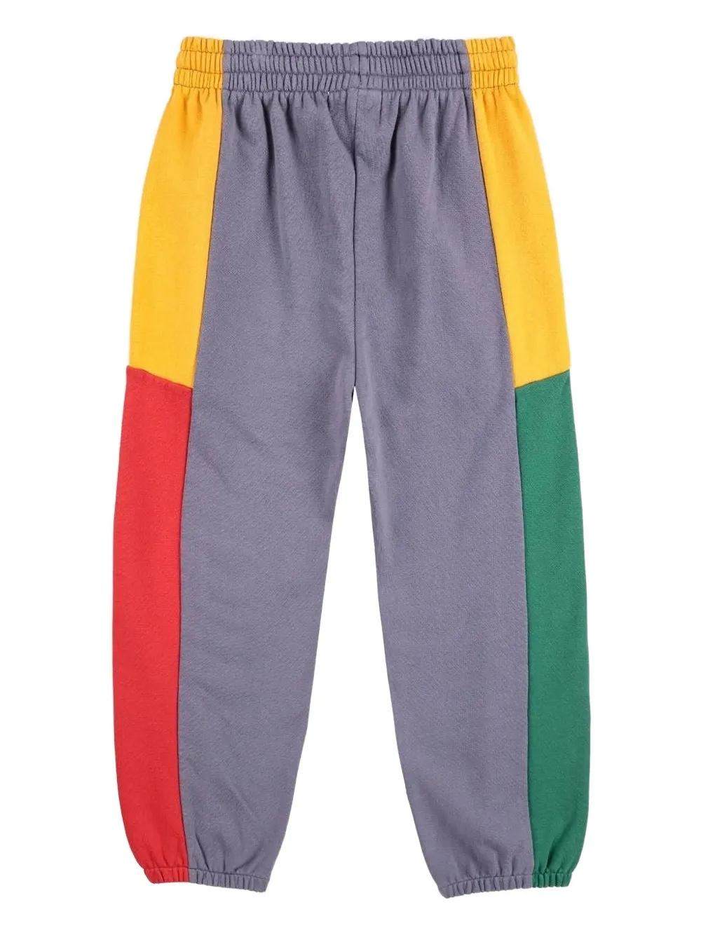 Bobo Choses Kids' B.c. Colorblock Organic Cotton Joggers In Gray