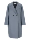 Harris Wharf London double-breasted lapel coat - Grey