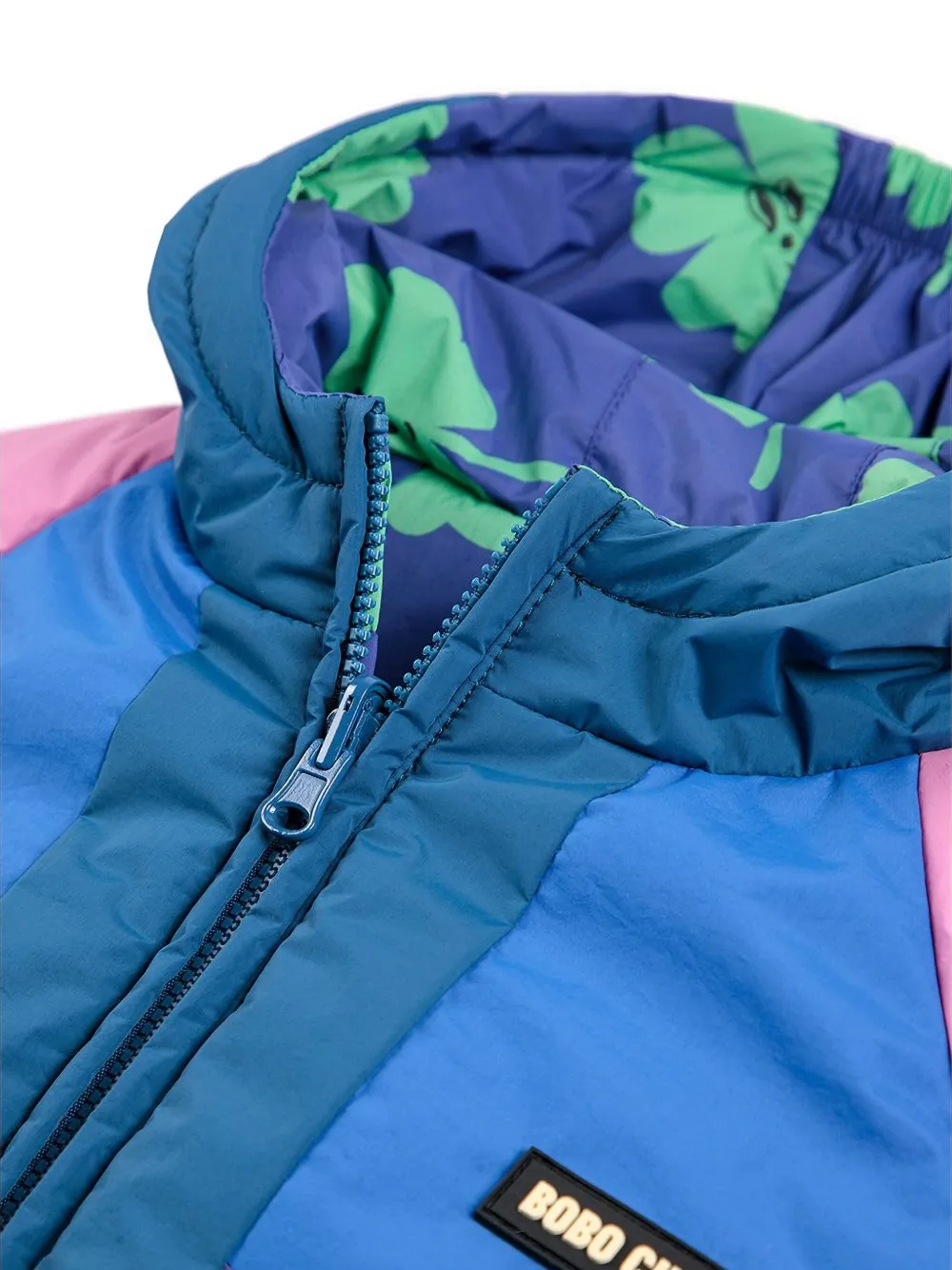 Bobo Choses Jack met klaverprint en vlakken Blauw